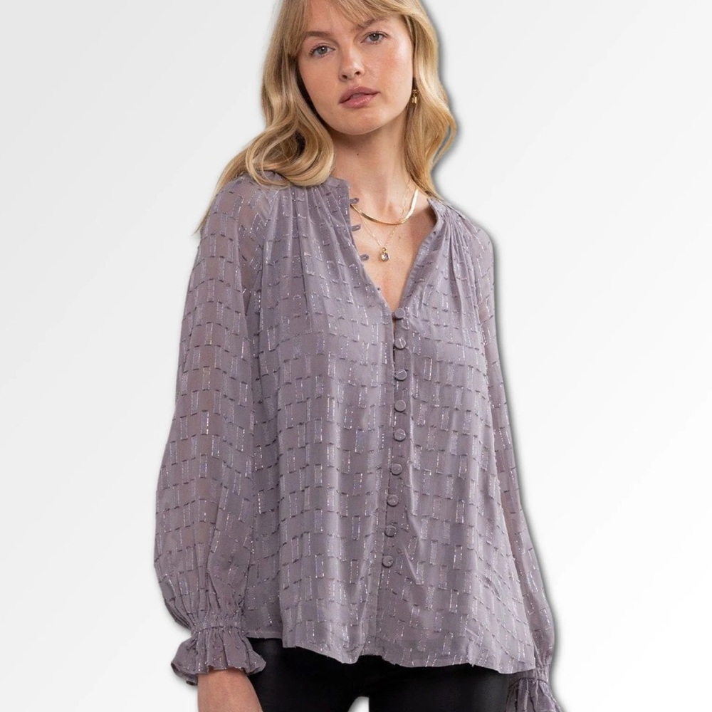 Lovestitch Last Dance Chiffon Blouse size S